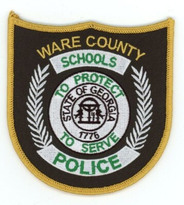 GEORGIA GA WARE COUNTY SCHOOLS POLICE NICE SHOULDER PATCH SHERIFF | eBay