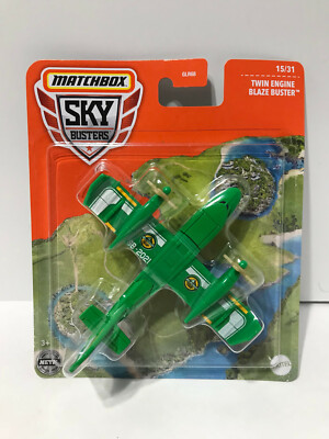 2021 Matchbox Sky Busters #15 Twin Engine Blaze Buster