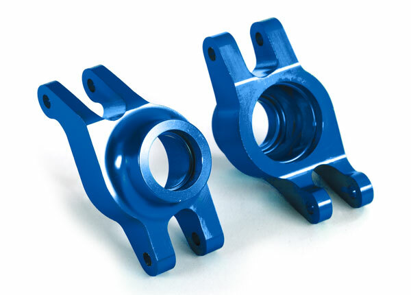 Traxxas 8952x Rear Aluminum Stub Axle Carriers Blue Maxx for sale online | eBay