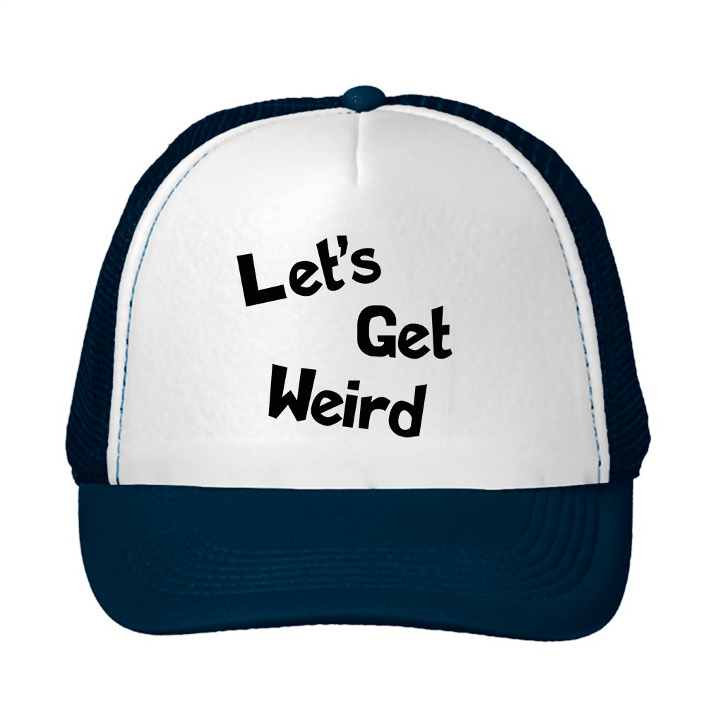 帽子 WEIRDO ROAD FREAK - CASQUETTE Black L Let'S Get Weird Funny Adjustable Trucker Hat Cap | eBay