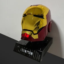 US SHIP! AUTOKING Gold Iron Man MK5 Helmet 1:1 Wearable Voice-control Mask Props