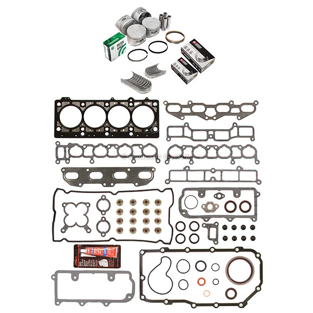 Juego completo de juntas rodamientos pistones aptos para 96-99 Dodge Mitsubishi Eagle DOHC Foto 2 de 4