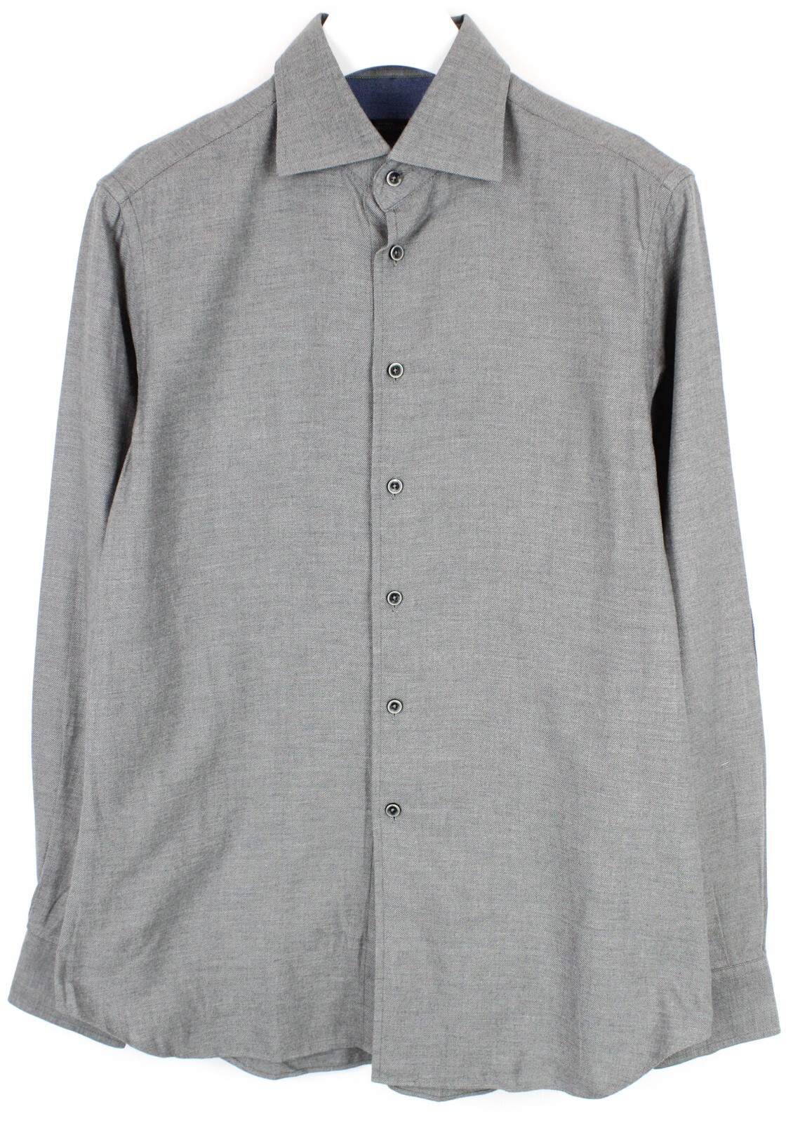 Corneliani Camisa Hombre (GB) 41 Franela con Botones Cuello Corte Coderas