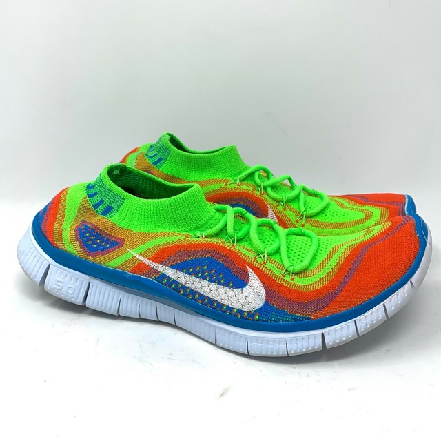 nike free flyknit 5.0 rainbow mens brown