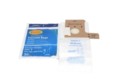 3 Eureka Generic J Vacuum Bags #309 fits 2270, 2270AT, 2270B, 2271, 2271A