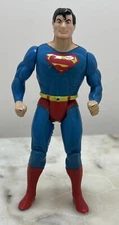 VTG 1984 DC Superman Action Figure (leg squeeze punch action) No Cape