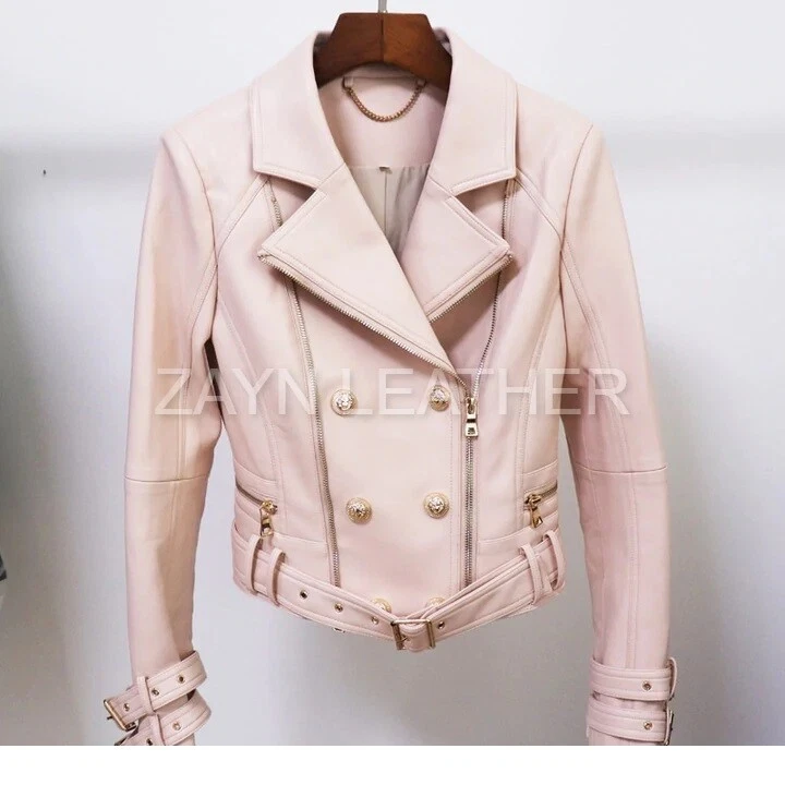 Veste cuir online luxe femme