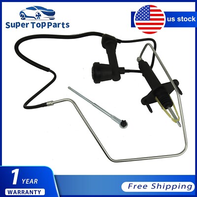 Clutch Line Slave Master Kit For 1992-1995 Chevy GMC C1500 12385527 12387711