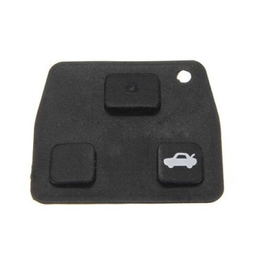 3 Tasten Auto Fernbedienung Schlüsselanhänger Gummipad für Toyota Avensis Corolla Lexus