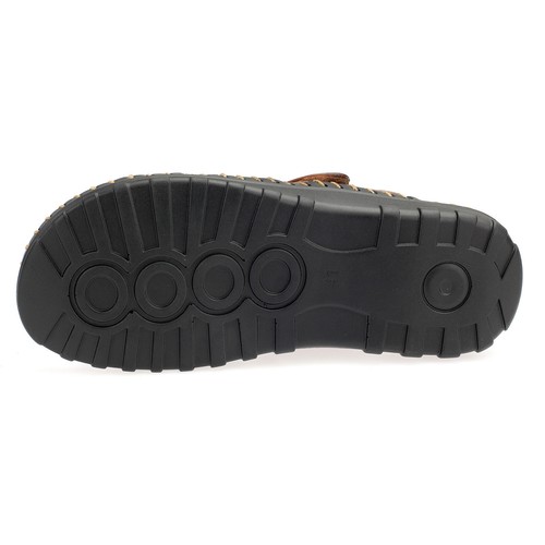 Hitmars Herren Sandalen - Flache Pantoletten Mit Schnalle, Rutschfeste Sommersandalen EU39-47