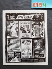 Cranberries Smokin Grooves World Music Theatre Chicago Promo Print Ad  1996