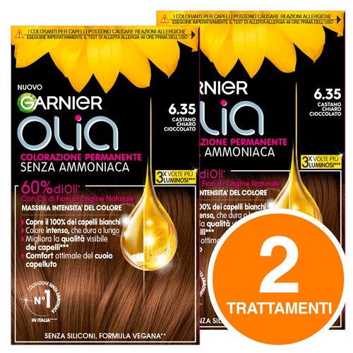 Garnier Olia Tinta Capelli Colorazione Permanente Trattamento Senza Ammoniaca - Foto 17 di 27