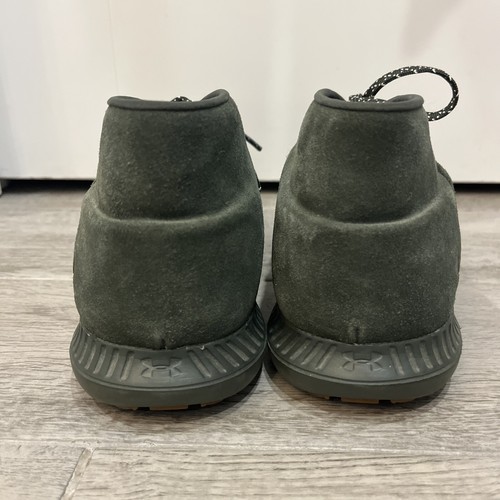Under Armour Men's Veloce Mid Suede Chukka Sneaker Shoe 1296614 Green Olive 10.5 - Picture 4 of 8