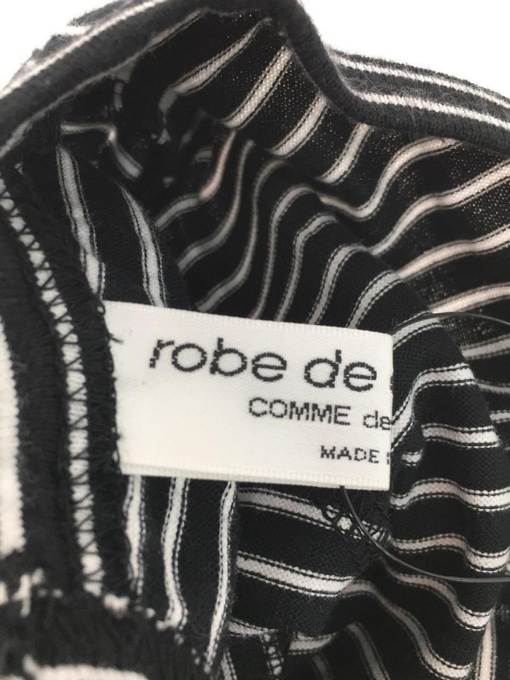 robe de chambre COMME des GARCONS Short Sleeve Dress Cotton Black