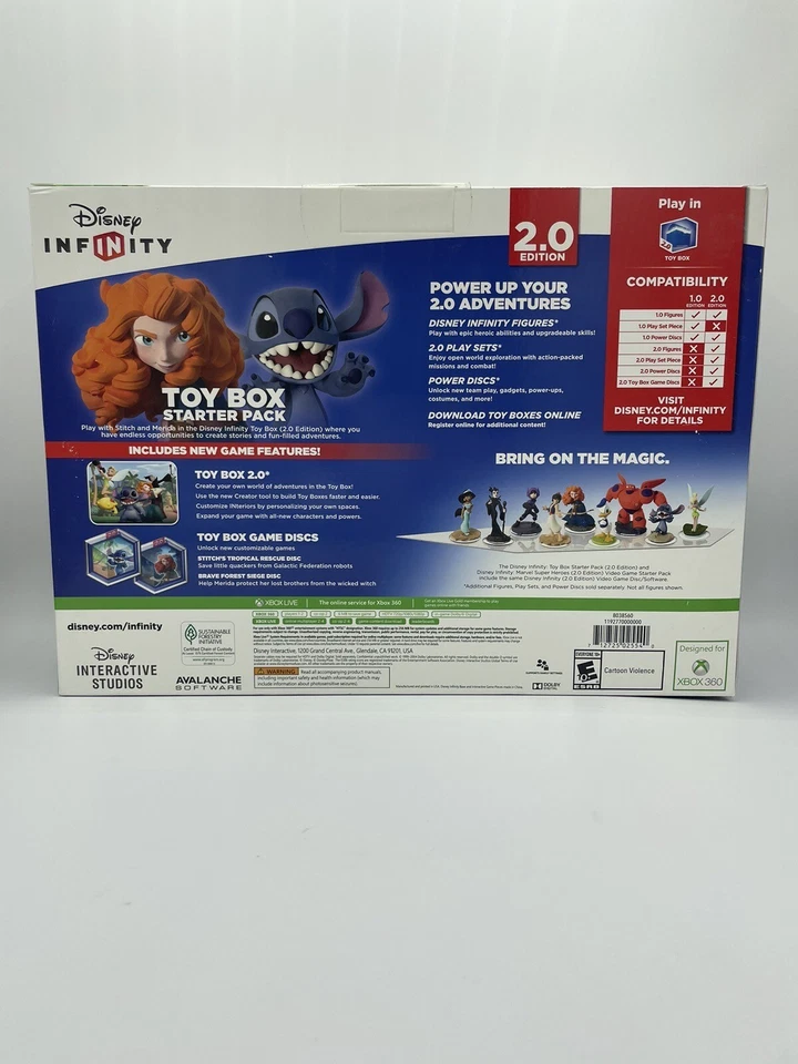 Disney INFINITY: Toy Box Starter Pack (2.0 Edition) Xbox 360 New Sealed "Brave" - Image 3 of 4