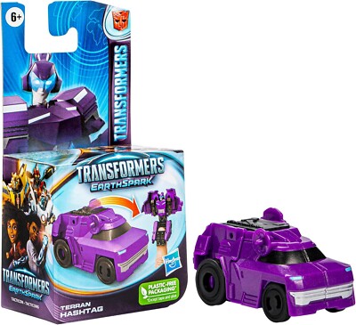Transformers Earthspark Tacticon Terran Hashtag 2.5'' Action Figure