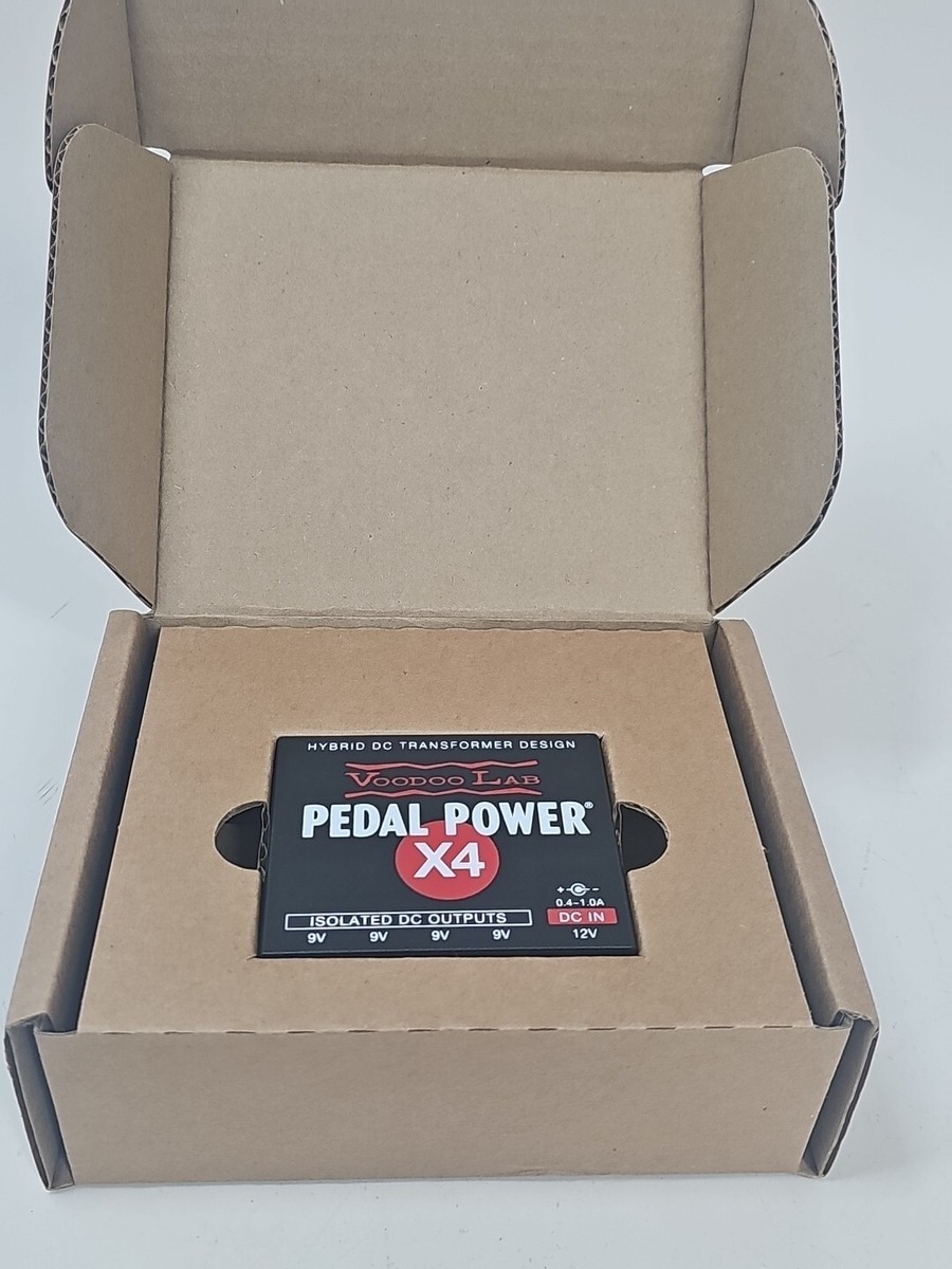 Voodoo Lab Pedal Power X4 Compact Isolated DC Power Supply Voodoo Lab Pedal Power X4 Compact Isolated DC Power Supply