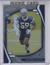 CHAUNCEY GOLSTON 2021 Panini Absolute Blue #193 RC Cowboys