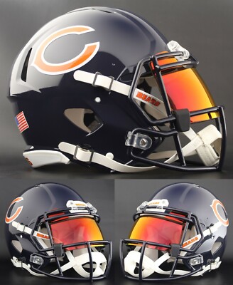 CHICAGO BEARS NFL Riddell SPEED Full Size Replica Football Helmet