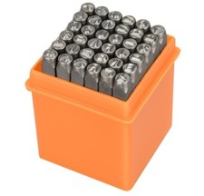 Metal Stamping Kit 3Mm Number and Letter Stamp Set Include Artistic Font Upper