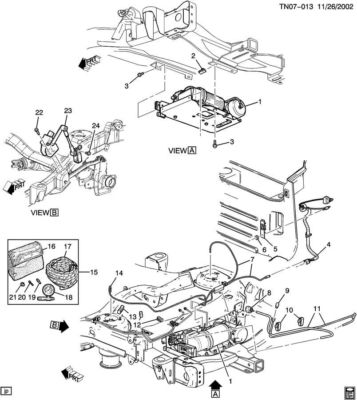 2003-2009 Hummer H2 Rear Rh/lh Suspension Height Level Sensor 2003-2009 Hummer H2 Rear Rh/lh Suspension Height Level Sensor