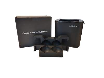 Crystal clear ice ball maker Choose your Cube - Diamond - Rose - Square