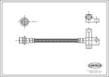 Flexible de frein Rover 25
