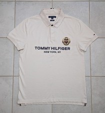 Tommy Hilfiger Men's Large Slim Fit New York Embroidered Logo Badge Polo Shirt