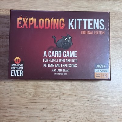 Exploding Kittens Original Edition Card Game BRAND NEW SEALED Family Fun