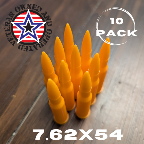 7.62x54 Rifle Dummy Rounds, Snap Caps -- For Training **Made in USA (10 pack)