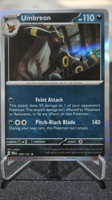 Umbreon 059/131 Sv: Prismatic Evolutions Reverse Holo Englisch NM