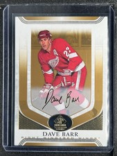 Barr, Dave - 2020-21 SP Signature Edition Legends - Gold Signature
