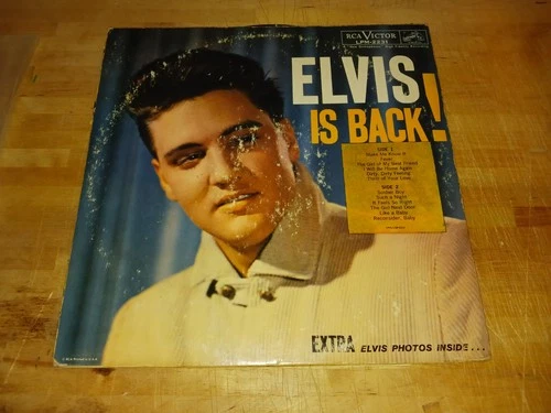 ELVIS PRESLEY "Elvis Is Back!" (1960) LPM-2231. HOLLYWOOD PRESSING. VG/VG.