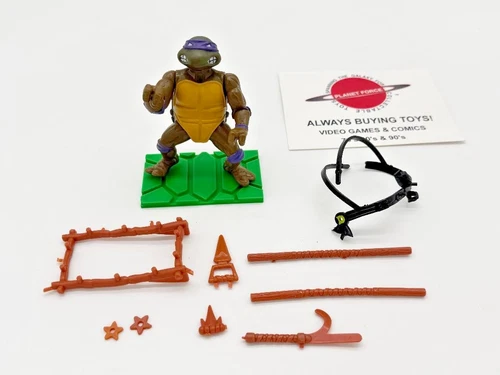 1988 Donatello Soft Head Complete TMNT Vintage Ninja Turtles Figure
