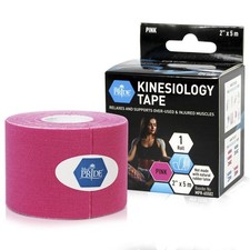 MED PRIDE Body Tape for Muscle Pain Relief, Uncut 2in X 16.4ft Pink