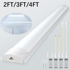 2-4FT LED Shop Light 20-60W Linkable LED Light Fixture For Garage Warehouse