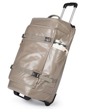 Rolling Duffle Bag with Wheels, Travel Duffel Luggage Bag for Large-70L Camel