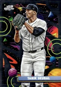 Tarik Skubal 2025 Topps Chrome Cosmic #127 Detroit Tigers