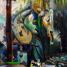 Colorful Horse Wall Décor