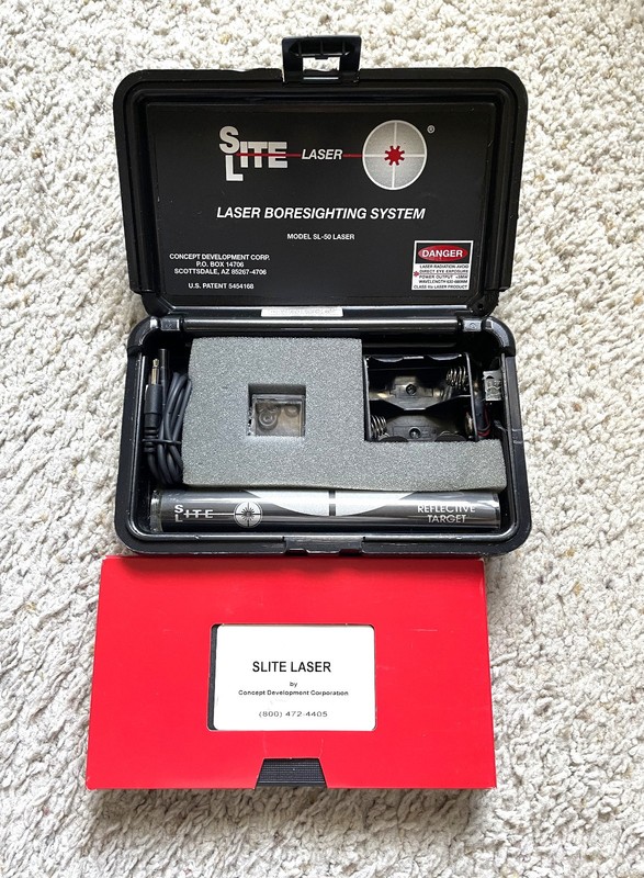Site Lite SL-50 Laser Boresighter  In Case.