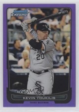 2012 Bowman Chrome Purple Refractor 76/199 Kevin Youkilis #72 sh7