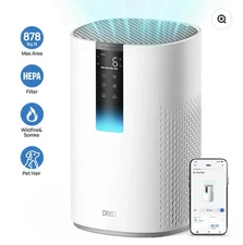 Dreo Smart Air Purifier Macro 505S Works With Alexa And Google Home New In Box