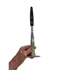 Ekco Forge Potato Masher Vintage Stainless Steel Black Riveted Handle USA Made