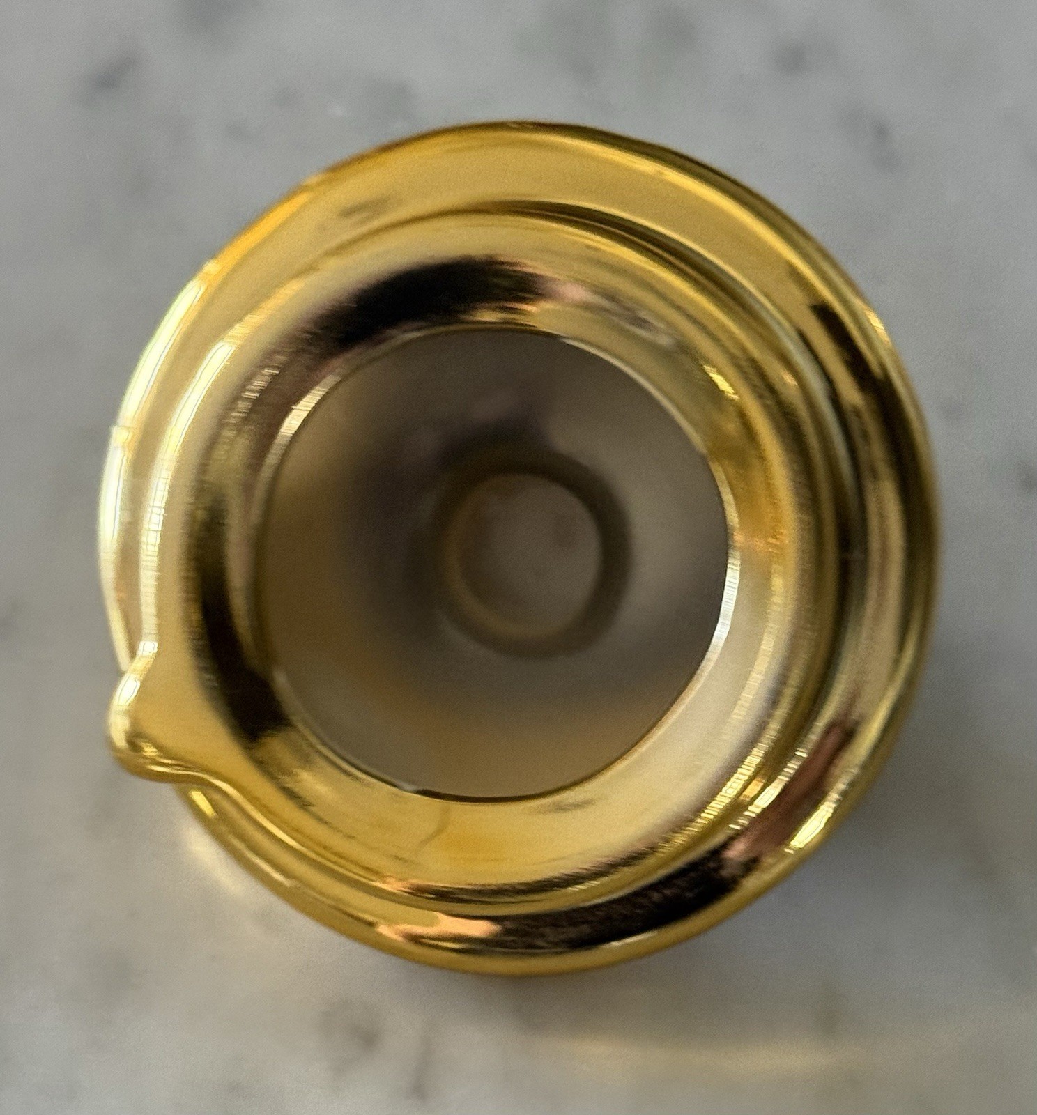 Vintage Collectible Hall China "Golden Glo" 22-Carat Gold Finish Sugar Bowl