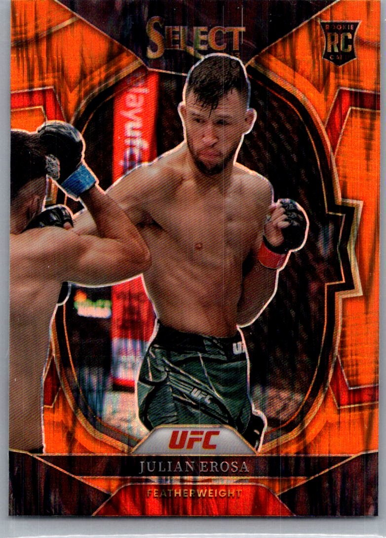 2023 Panini Select UFC #27 Julian Erosa Orange Flash Prizms