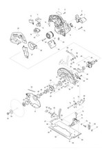 Makita Ersatzteile für Akku-Handkreissäge DHS660