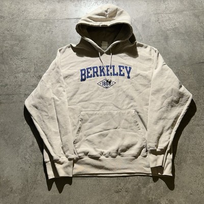 cal berkeley Champion Reverse Weave Pullover Hoodie Men s Size XXL Light Bone 