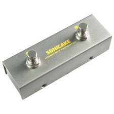 Dual Footswitch Pedal for Guitar Effects with TRS Cable, Momentary Switch