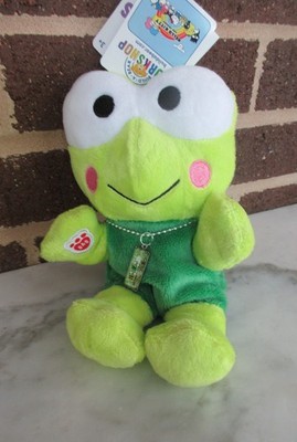Kero Frog Sanrio/Build a Bear Mini Beans 8'' Plush + Kero Charm Necklace