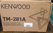 Kenwood TM281A Radio Transceiver - Black--SW3